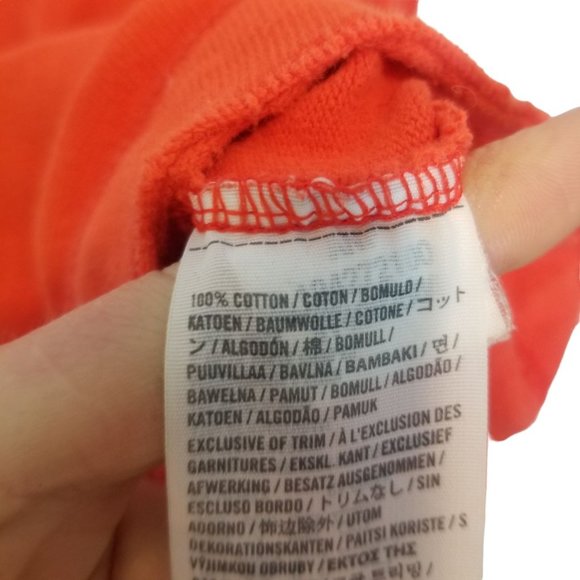 Abercrombie & Fitch Mens XL Orange Long Sleeves V- - Picture 5 of 6